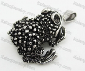 Stainless Steel Toad Pendant KJP560034