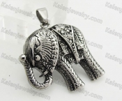 Stainless Steel Elephant Pendant KJP570054