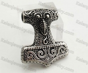 Stainless Steel Thors Hammer Pendant KJP170787