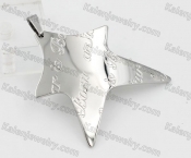 Stainless Steel Star Pendant KJP051461