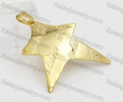 Stainless Steel Star Pendant KJP051462