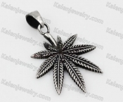 Stainless Steel Leaf Pendant KJP350265