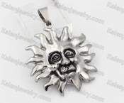 Stainless Steel Sun Pendant KJP051469