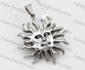 Stainless Steel Sun Pendant KJP051478