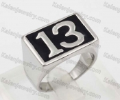 Steel Number 13 Ring KJR010375