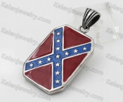 Steel Flag Pendant KJP350303