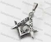 Steel Masonic Pendant KJP260068