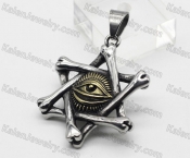 Six-pointed Star All Seeing Eye Pendant KJP090621