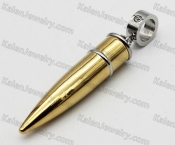 Steel Pet Cremation bullet pendant KJP100-0963