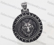 wolf pendant KJP57-0272