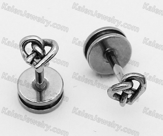 heart ear studs KJE01-0081