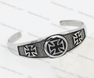 Iron Cross steel bangle KJB115-0166