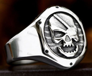 skull ring KJR118-0198