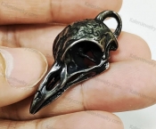 dark bird skull pendant KJP118-0117