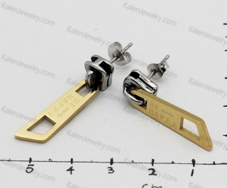 zipper head ear studs KJE69-0885