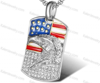 eagle flag pendant KJP132-0108