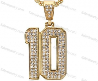 Number 10 pendant KJP132-0215