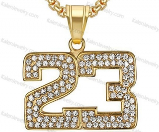 Number 23 pendant KJP132-0220