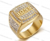 Hip Hop boss ring KJR132-0051