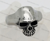 solid back skull ring KJR115-0708