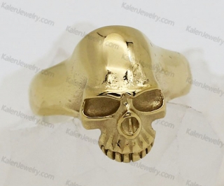 solid back skull ring KJR115-0709