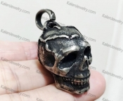 antique black plating skull pendant KJP128-0247