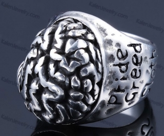 brain ring with solid back KJRA00077MR