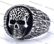 solid back skull ring KJRA00079MR