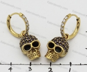 skull earrings KJE69-0936