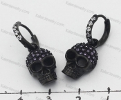 skull earrings KJE69-0938