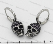 skull earrings KJE69-0941