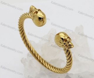 skull wire cord bangle KJB56-0481