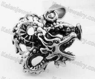 Stainless Steel Dragon Pendant KJP170748