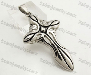 Stainless Steel Cross Pendant KJP051441