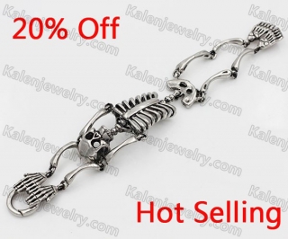 polishing skull bracelet KJB360070