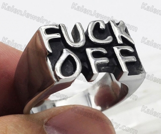 fuck off ring KJR118-0042