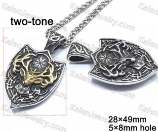 two-tone pendant KJP128-0048